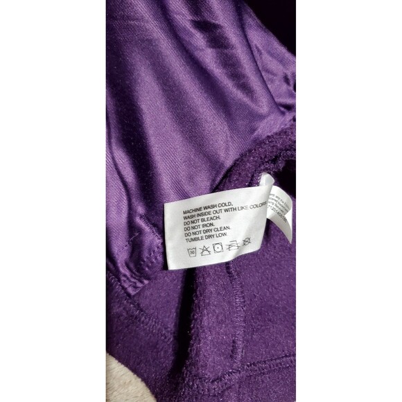 Eddie Bauer XL Purple Fleece Jacket – Full Zip, Pockets, Holland Embroidery - Picture 6 of 15